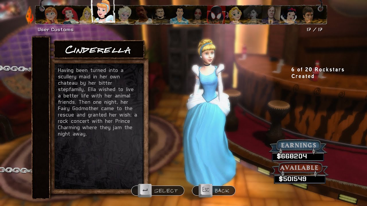 Guitar Hero World Tour custom characters showcase