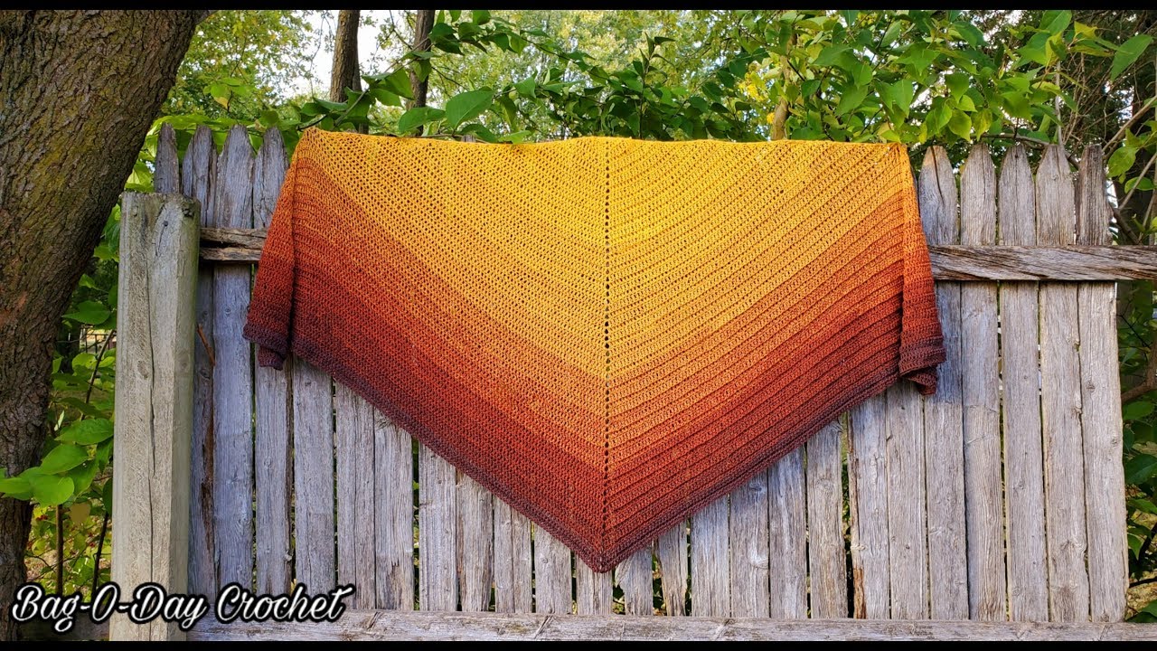 Easiest Crochet Shawl / I Want it All Shawl / Bagoday Crochet Tutorial #639