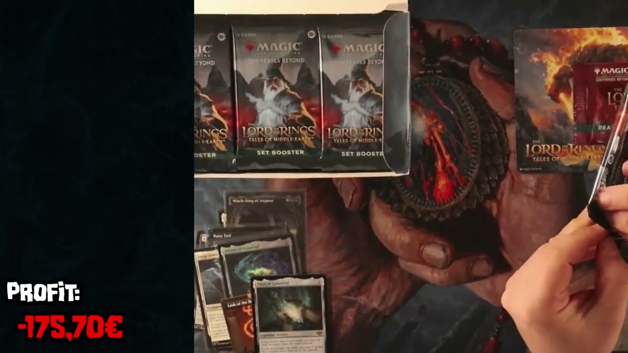 Booster Opening Lord of the Rings -  Full Display