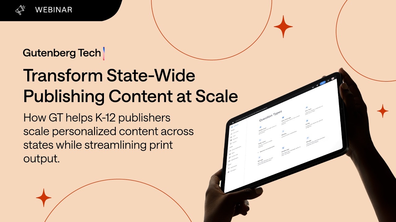 [K12 Webinar]: How Academic Publishers Scale State-Specific Content