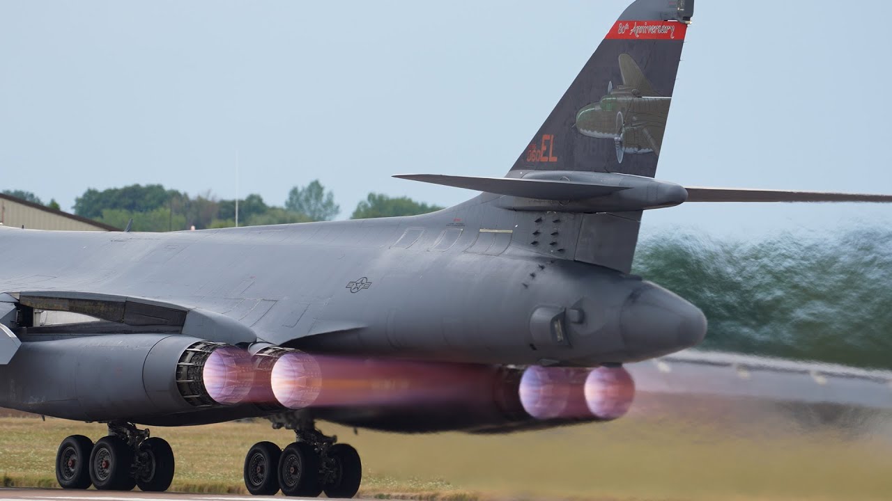 Day 7 RIAT 2025: The B1 Departs and the U2 goes up.