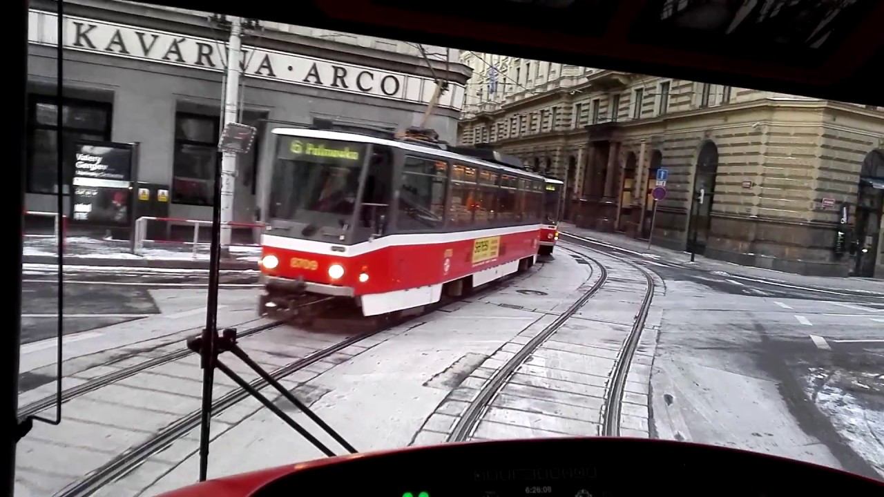 Prague tram line 14(Palmovka - Sporilov)