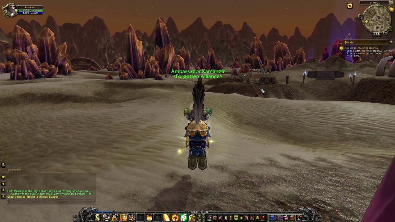 WoW quest #3331 Report to Marshal Bluewall