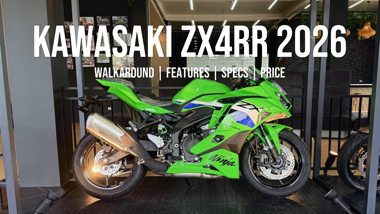 Kawasaki ZX4RR 2026 | Walkaround | Features & Specs | Price