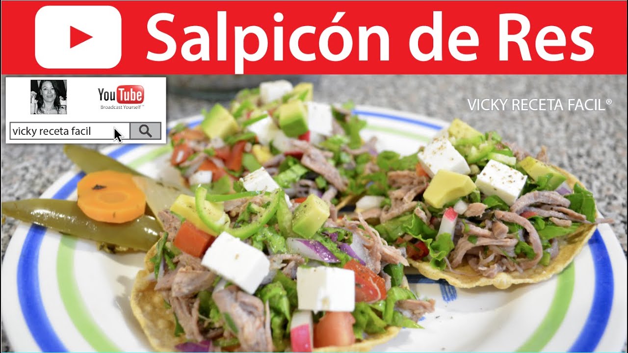 SALPICÓN DE RES | Vicky Receta Facil