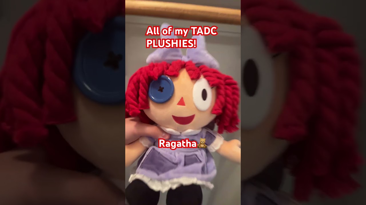 All of my TADC Plushies! #shorts #plush #pomni #caine #jax #kinger #gangle #zooble #ragatha