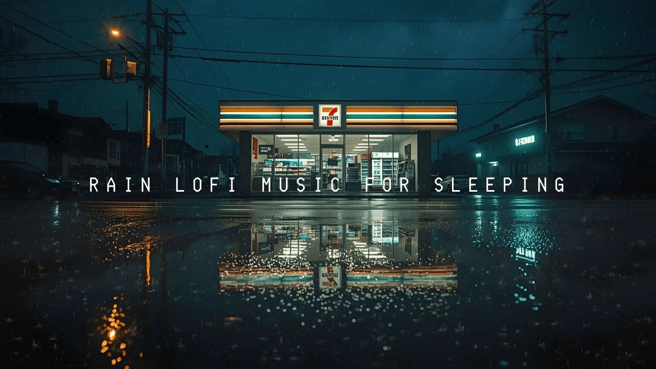 Tokyo Neon Rain Lofi 🌙 Late Night Beats for Calm & Sleep