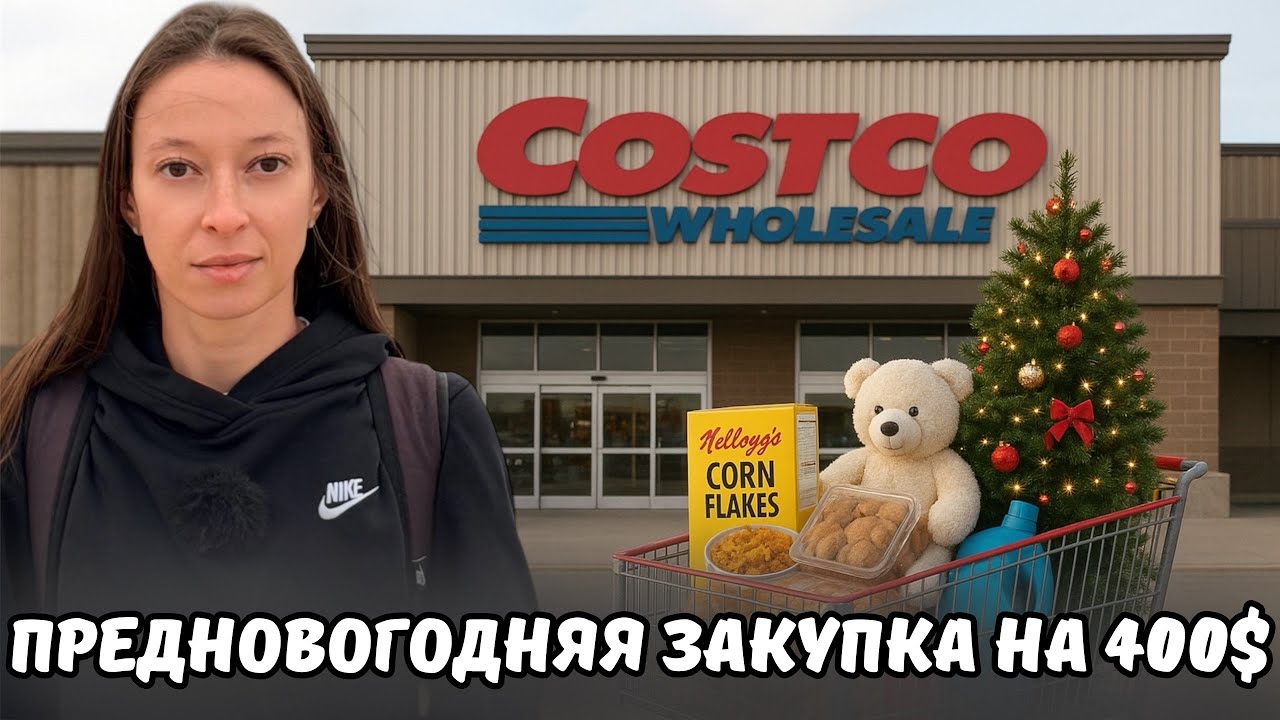 Рождественская закупка в COSTCO | Цены, подарки и продукты к Новому Году 2026