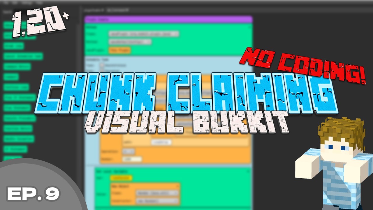 Create a Chunk Claiming Plugin in Minecraft (Visual Bukkit Tutorial) | Ep. 9
