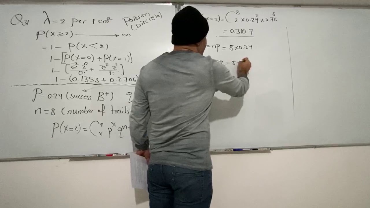 مراجعة (5) بعد الجزئي -(biostatistics) شبتر السابع .