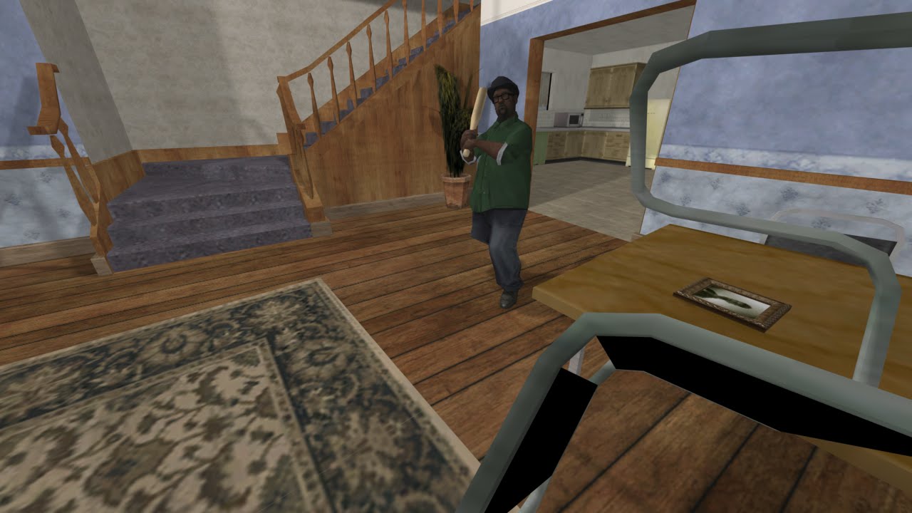 GTA San Andreas - First person mode cutscene [Big Smoke]