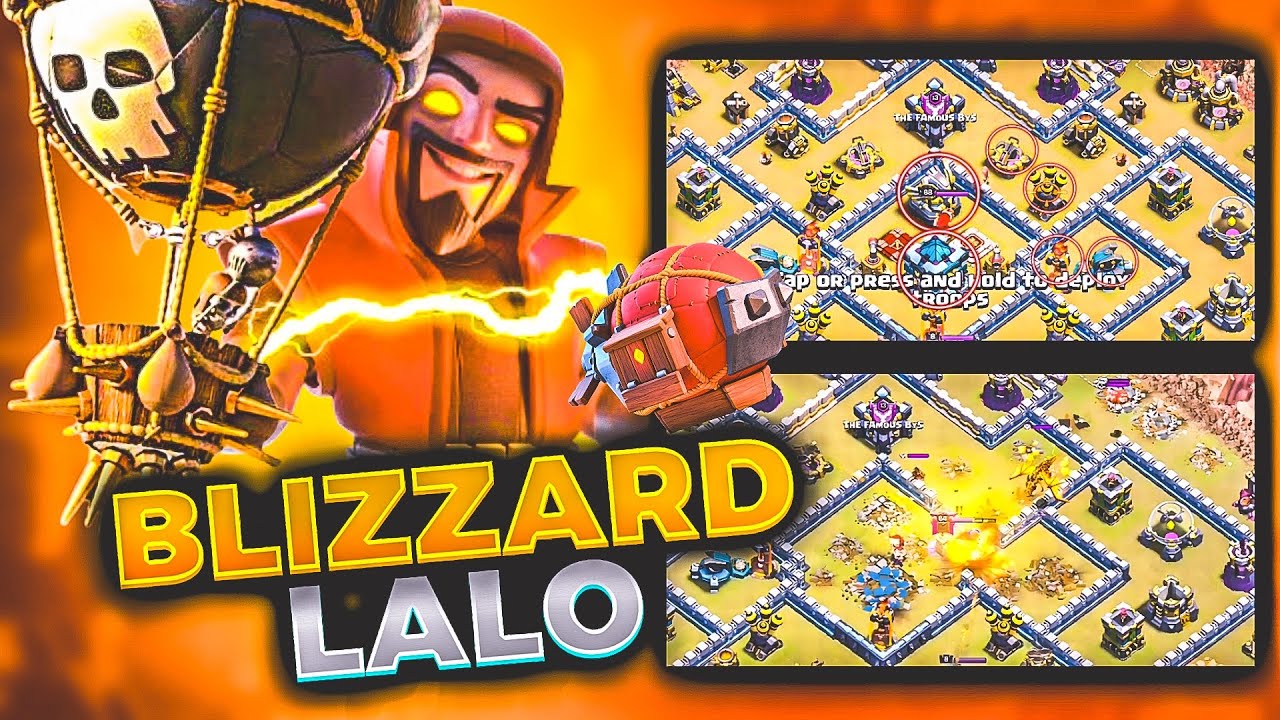 How to Use Bliz Lalo | TH12 Blizzard Lavaloon Strategy | Bliz Lalo Is The Most Powerful Army in Coc