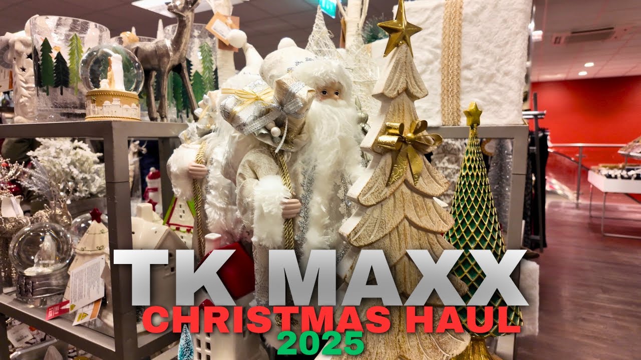 TK Maxx Christmas 2025 Tour – Stunning Decorations, Gifts & Festive Home Finds