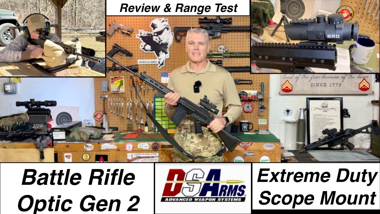 DSA Gen 2 Battle Rifle Optic & Extreme Duty Scope Mount
