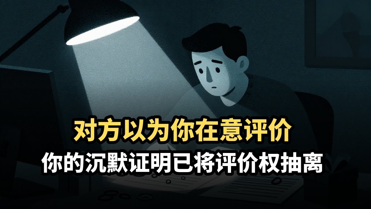 现代关系暗黑逻辑：你的“存在感”已成为可交易货币，而真正的权力在于“拒绝供给”
