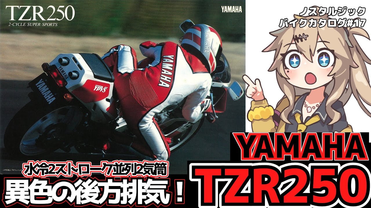 【YAMAHA TZR250:3MA】異色の後方排気2ストレーサーレプリカ！