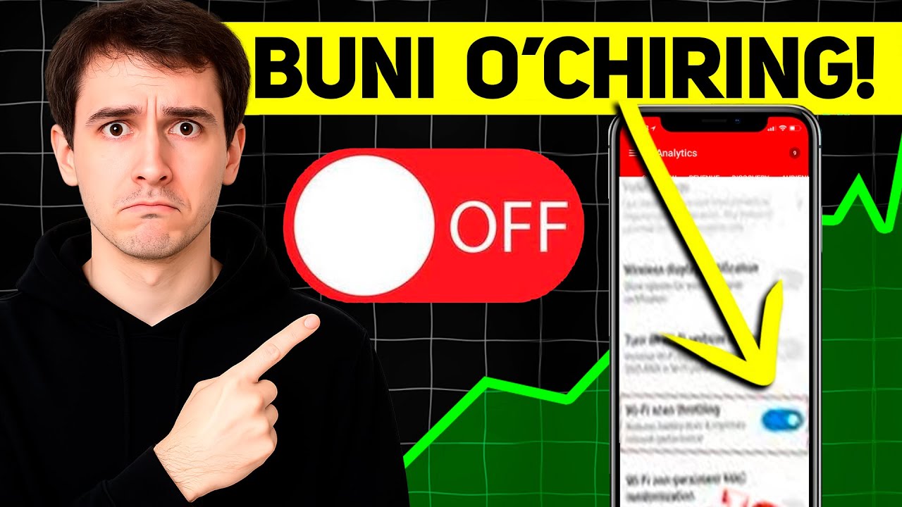Prosmotr yoʻqmi? Obunachilar yo'qmi? BUNI HOZIROQ O'CHIRING!