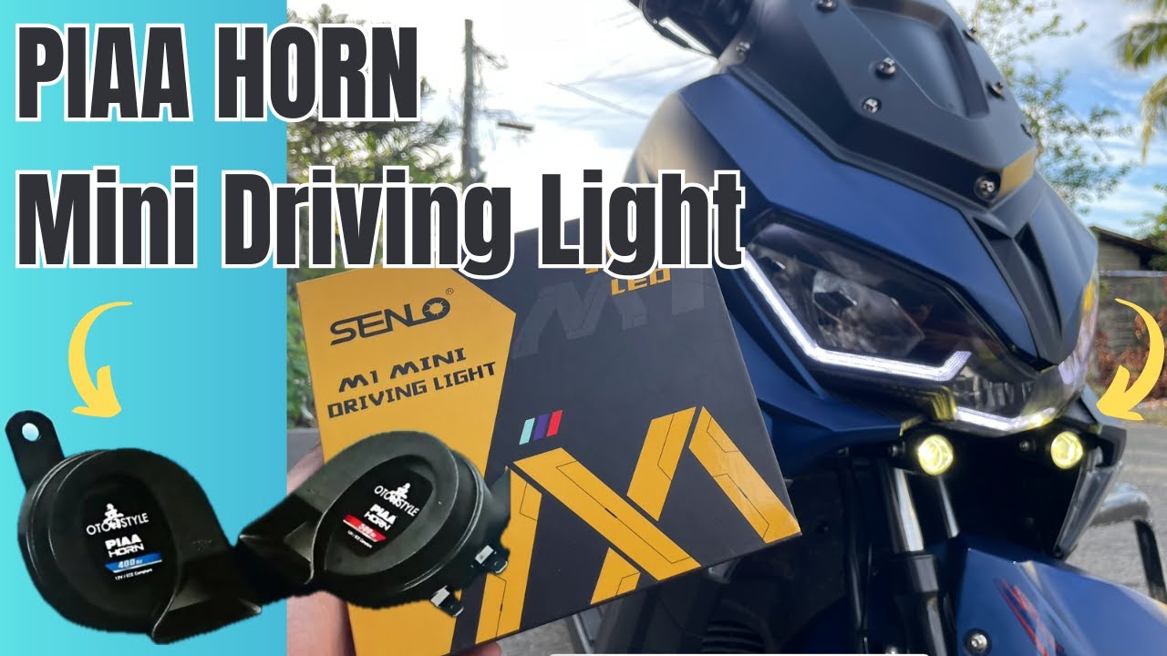 Bagong Accessories para sa Motorstar Easyride 150FI | Mini Driving Light and PIAA Busina Horn | DIY