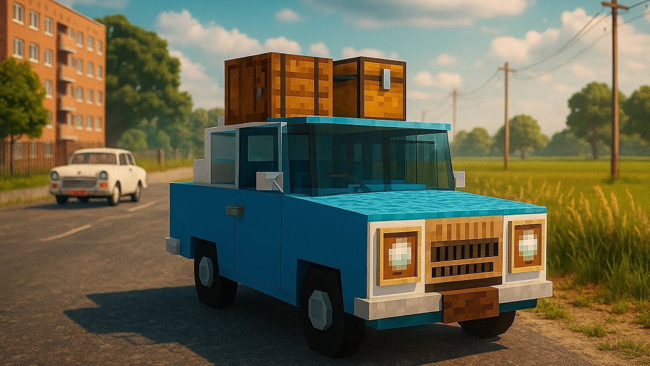 🚗 Minecraft Trabant 601 Tutorial &ndash; DDR-Kultauto selber bauen!