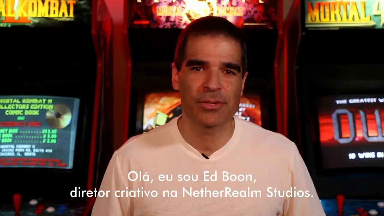 Ed Boon - Mensagem Para os F&atilde;s Brasileiros de Mortal Kombat e Injustice