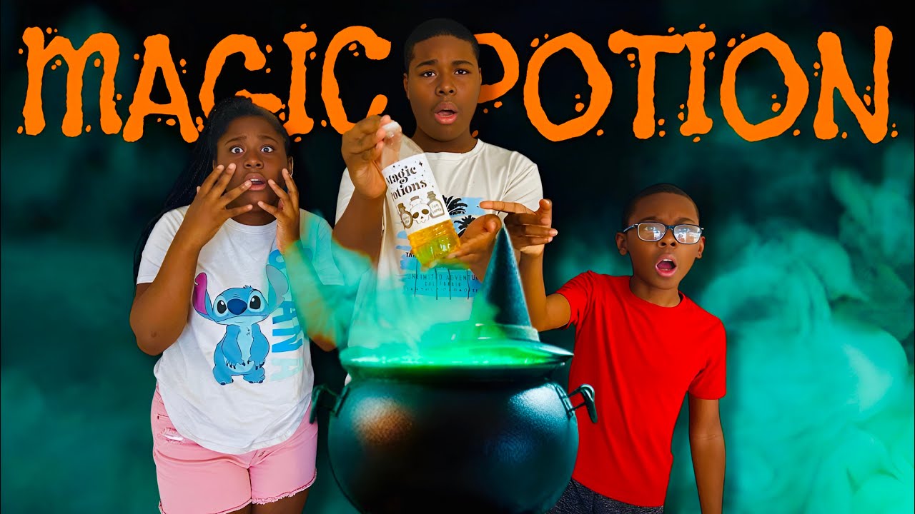 Siblings DRINK MAGIC POTION, What Happens Next Is Shocking