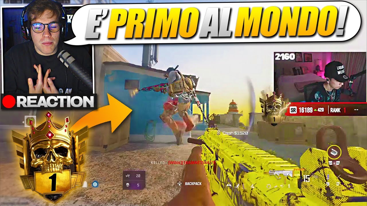 REACTION al PRIMO del MONDO nelle RANKED di WARZONE 3… Ha un GAMESENSE INCREDIBILE