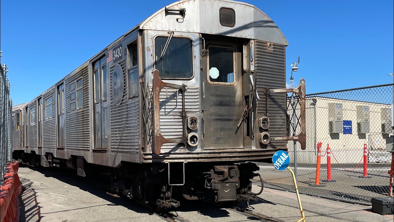 Old-School Subway Cars Went-Out for Scrap