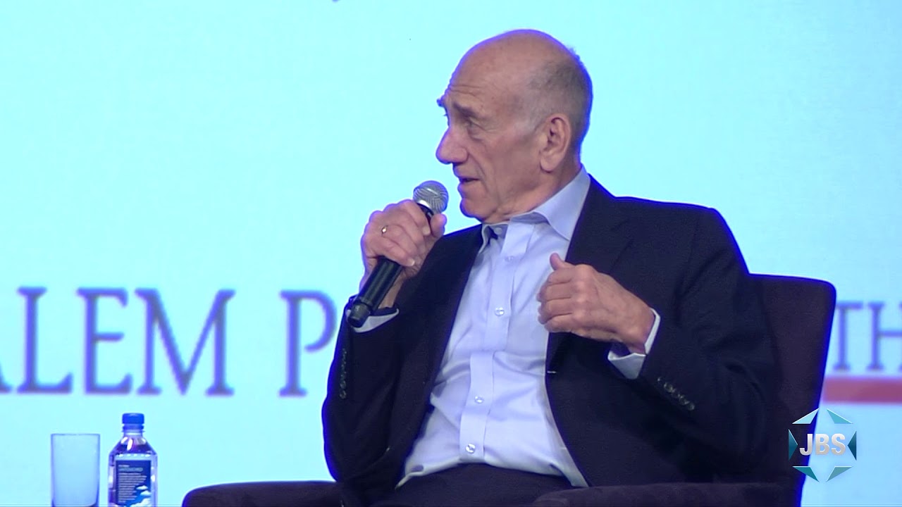 Ehud Olmert, Former prime minister (2006-2009), interviewed by Yaakov Katz at the 7th Annual JPost C