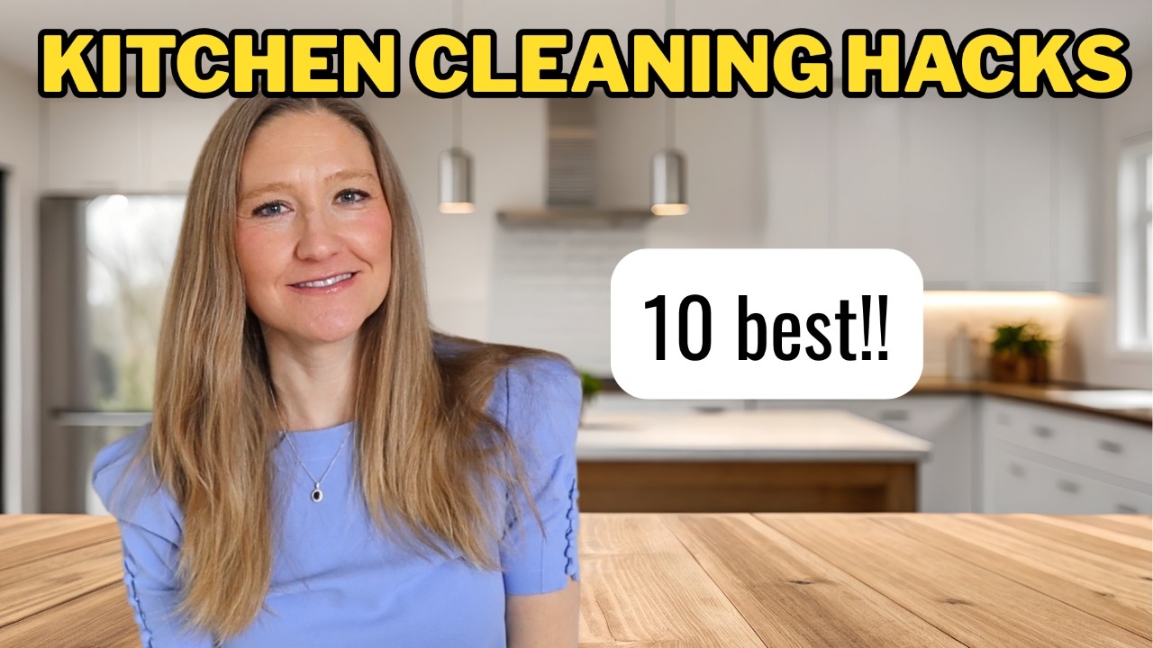 10 Hacks To Clean Your Whole Kitchen!