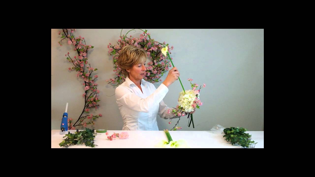 Cascading Cherry Blossom Bridal Bouquet | Pioneer Imports & Wholesale