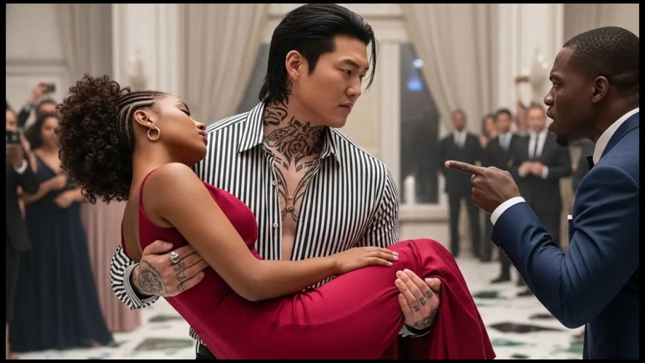 “Try That Again” The Korean Mafia Boss Said Quietly — And 300 Guests Stepped Back