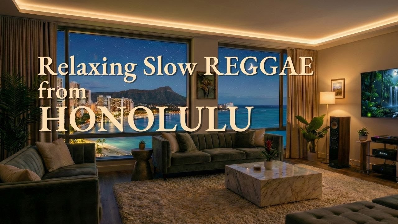 Honolulu Ambience - Relaxing Slow Reggae Instrumental & Beach Vibes