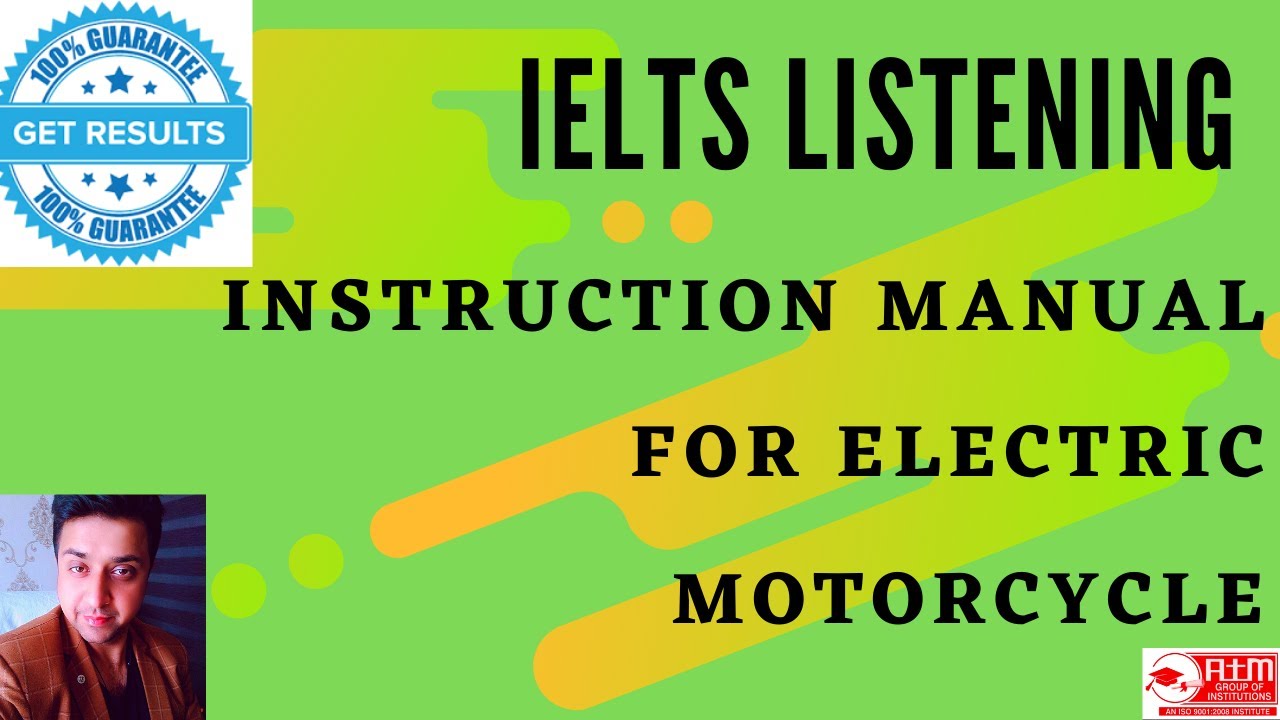 Instruction Manual For Electric Motorcycle Listening((Printable Page & Answer Link On Description)
