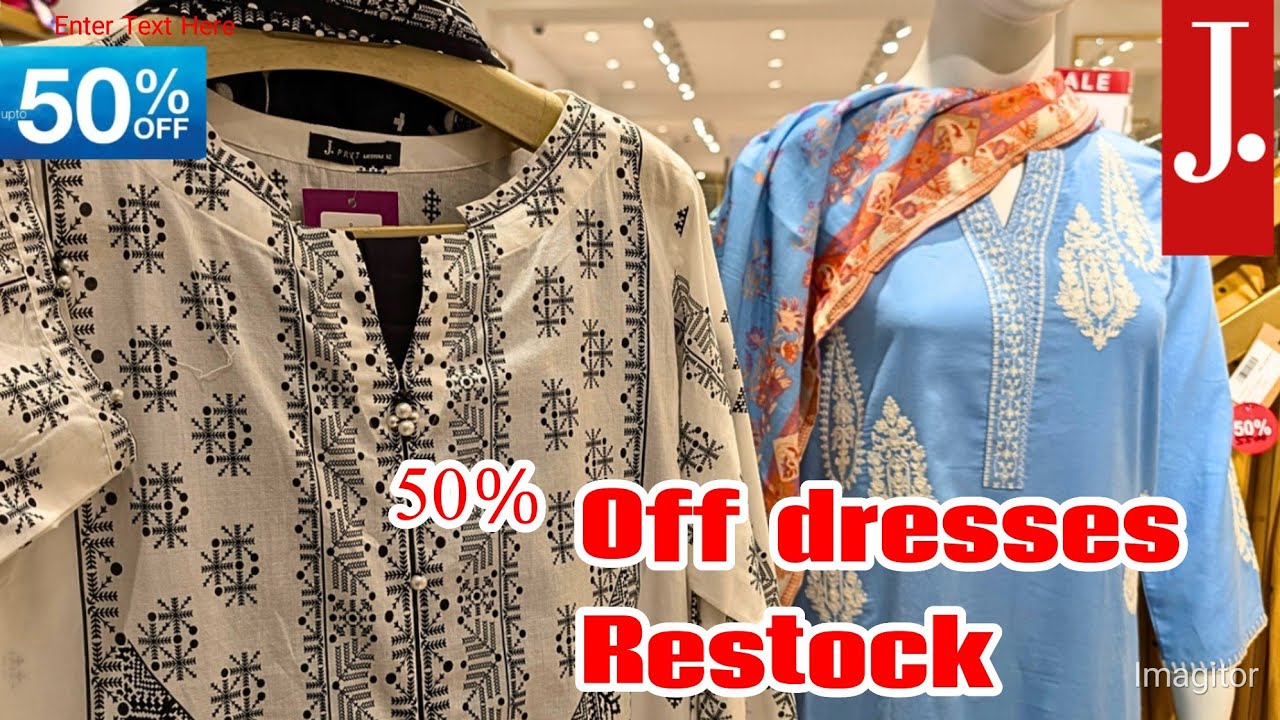J. Spring Gala Flat 50% Off SALE  2026 ❤️ | J. Eid Collection Sale | J. SALE