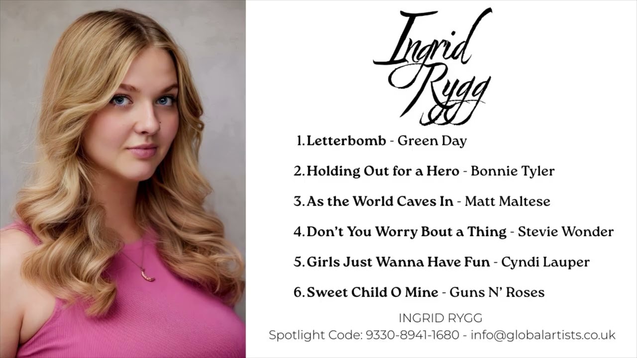 Pop Rock Vocal Reel - Ingrid Rygg - 2026