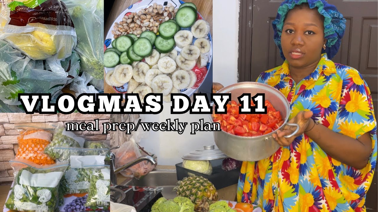 VLOGMAS DAY11: HOW I PLAN WEEKLY MEAL PREP AS A FAMILY OF FOUR IN SAUDI ARABIA +SHOPPING