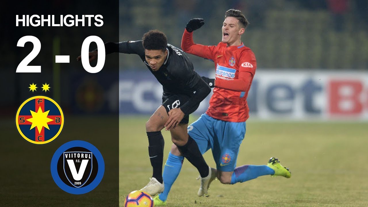 Rezumat: FCSB - Viitorul 2-0 (Liga 1, et. 19, ed. 2018-2019)
