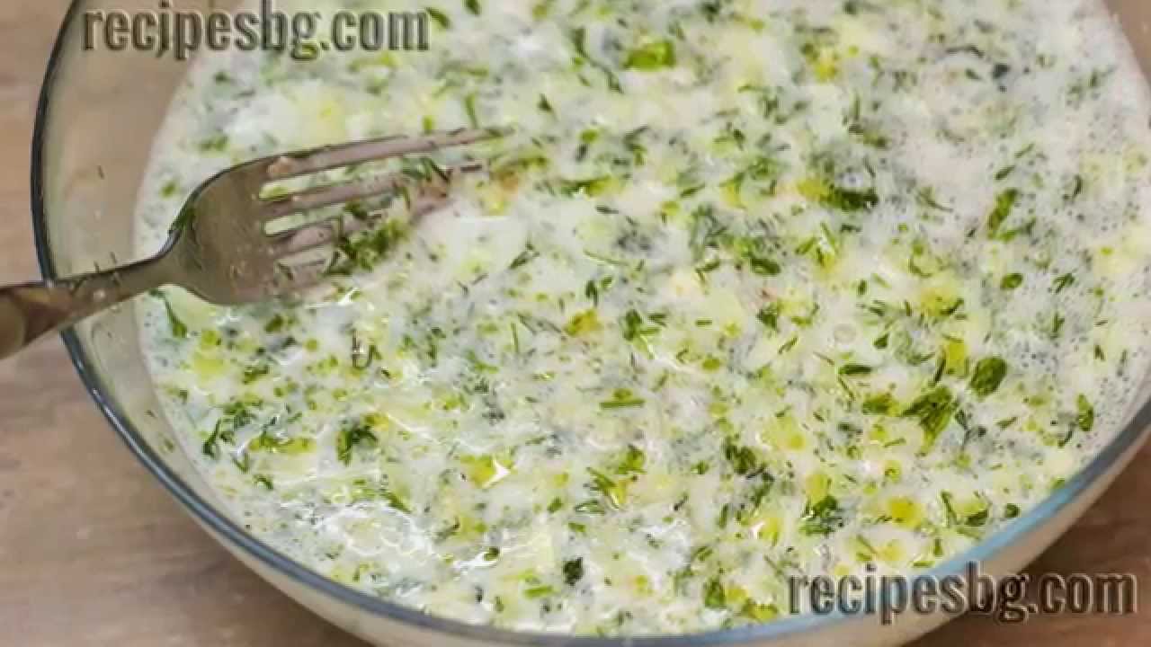 Yogurt Cold Soup - Tarator