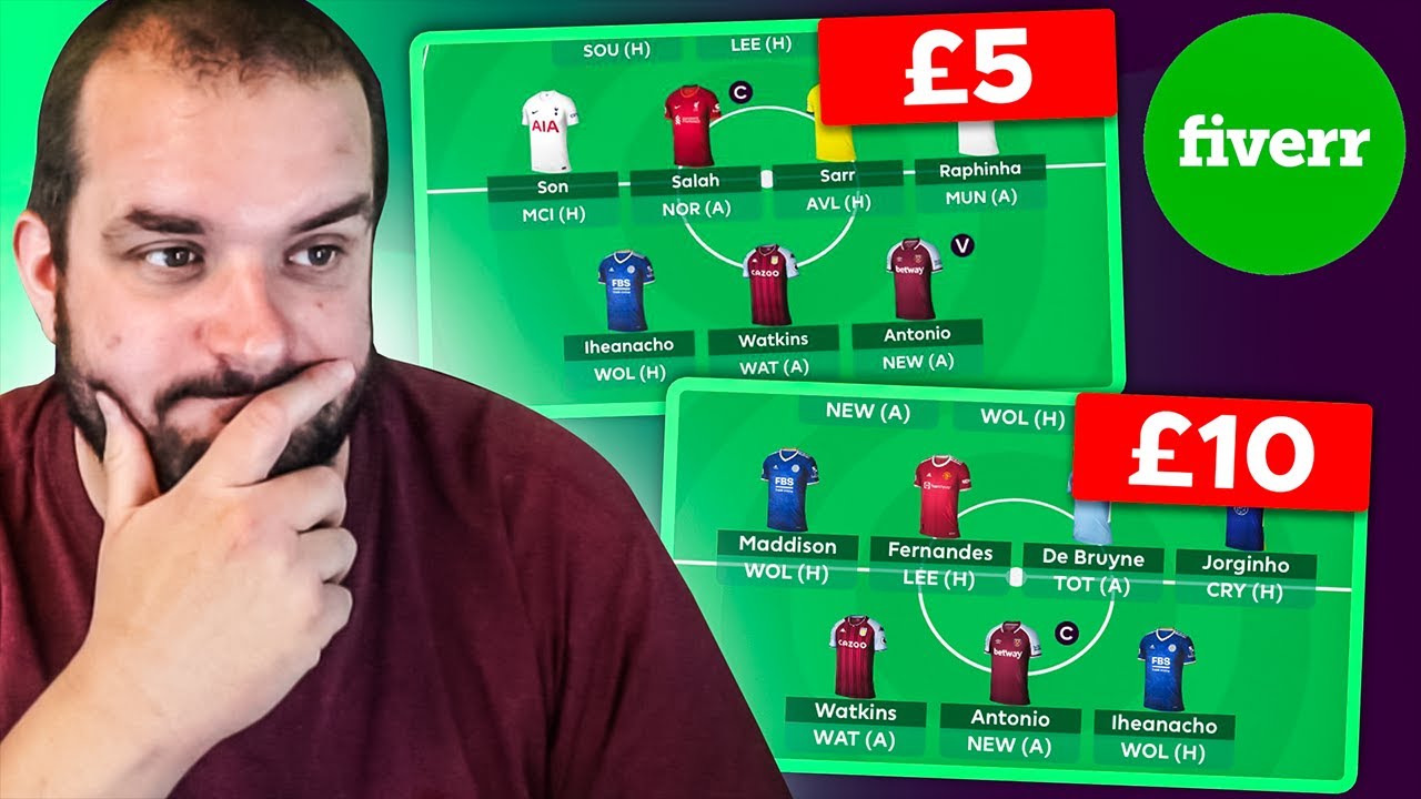 I Paid FPL Managers on Fiverr to build me THE BEST Fantasy Premier League Draft 2021/22
