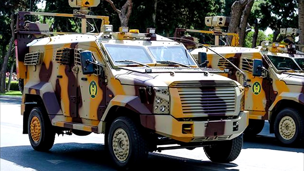 Azərbaycanın sahib olduğu Sand Cat zirehli maşını/İsrailin Plasan şirkətinin istehsalı V8 dizel