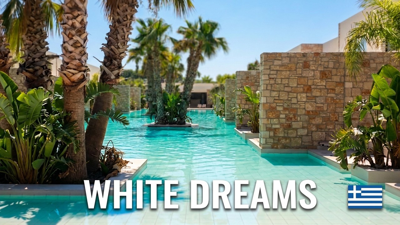 Inside White Dreams Resort Luxury in Faliraki (Rhodes) – Full Tour & Review | Summer 2025