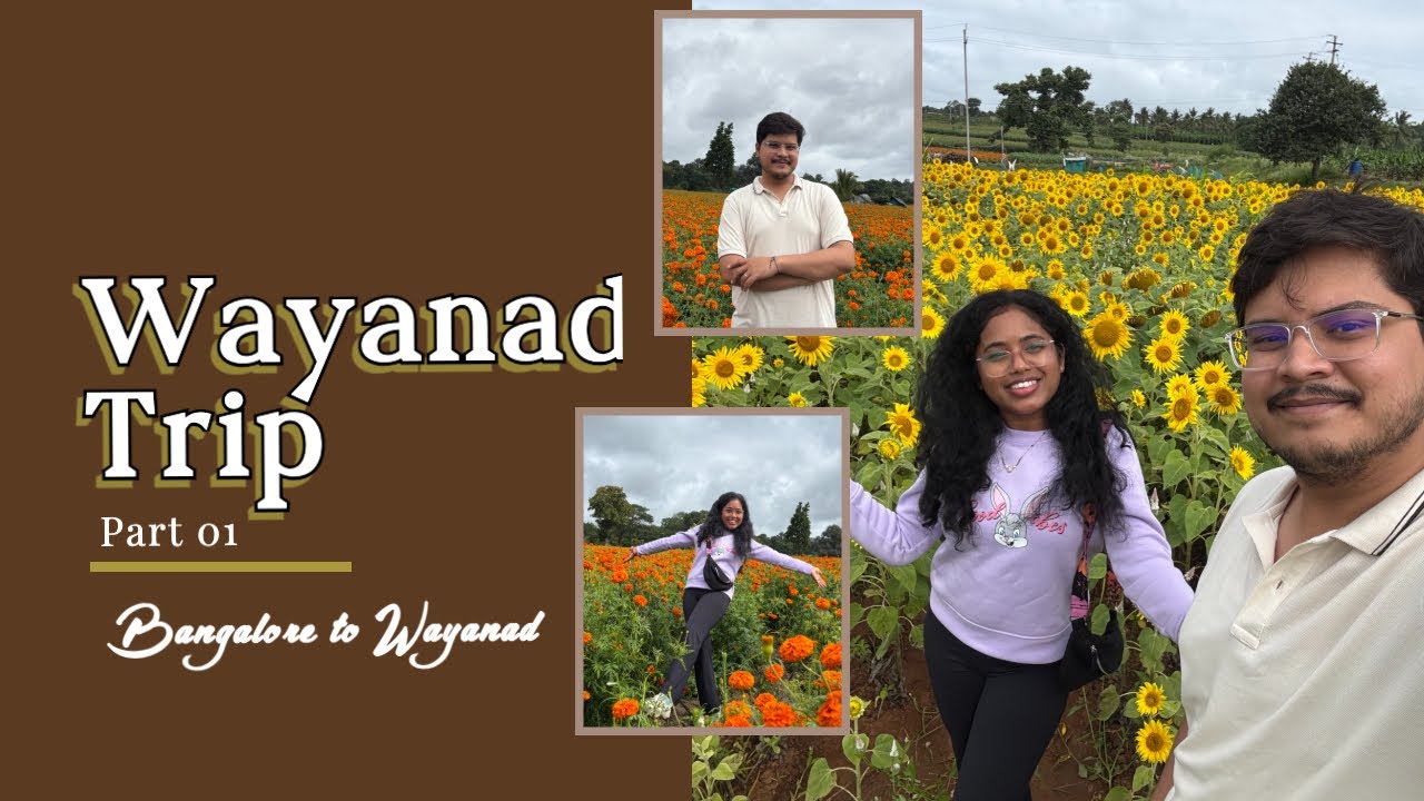 Wayanad in monsoon | Part 01 | Bangalore to Wayanad by road | Couple trip to God's own country👩‍❤️‍👨