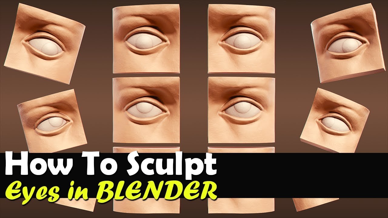 How To Sculpt The Eyes In Blender - Tutorial