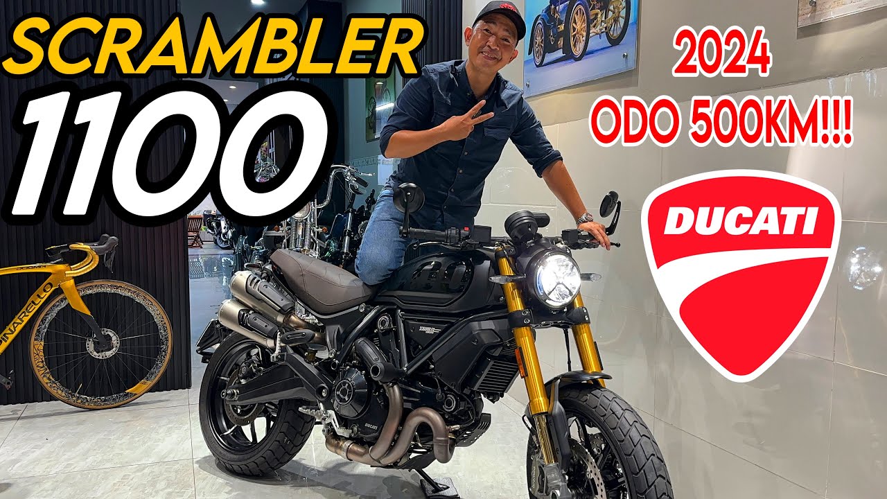 Hàng nóng - Ducati Scrambler 1100 2024 ODO 500KM mới như xe hãng siêu keng mời anh em tham khảo 😍😎🏍️