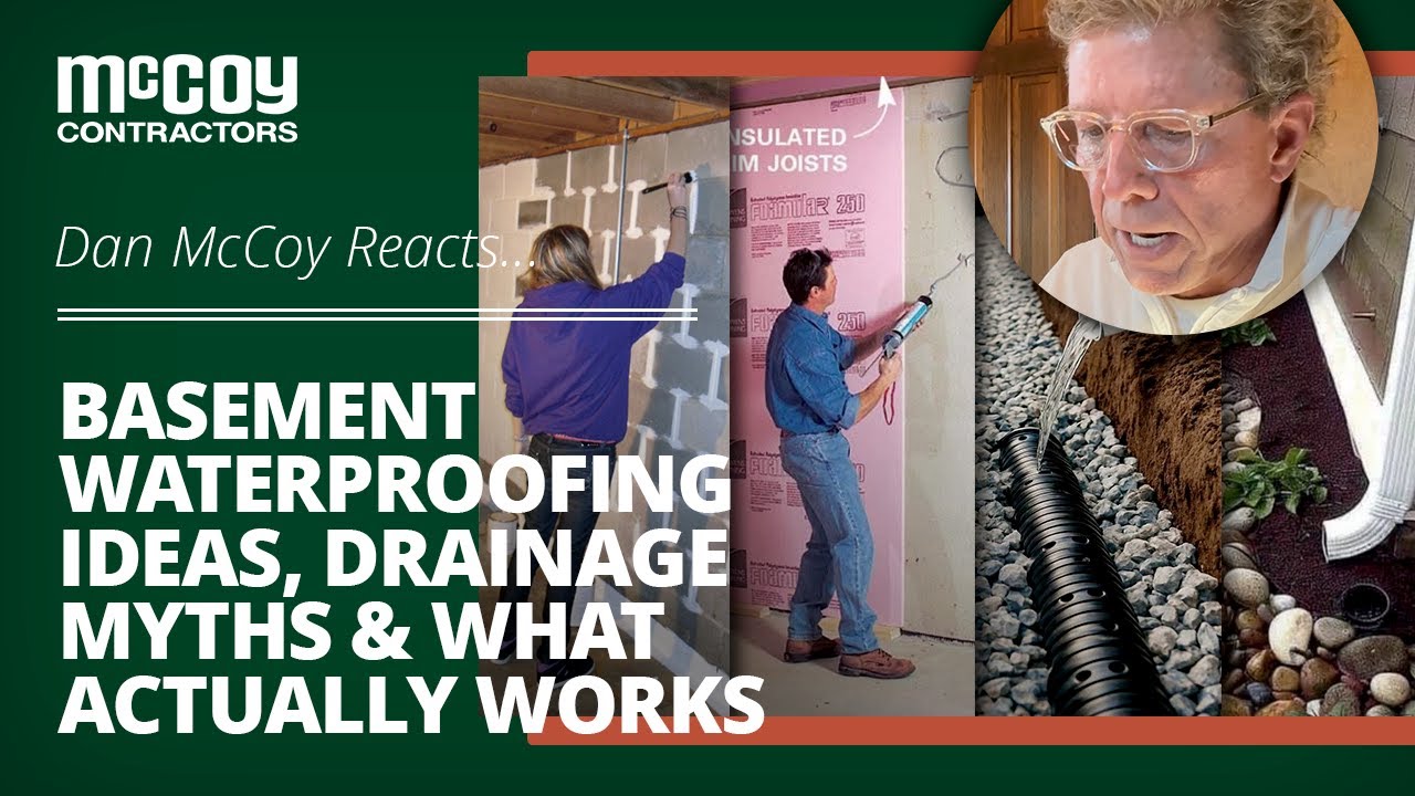 Dan McCoy Reacts:  Basement Waterproofing Ideas, Drainage Myths & What Actually Works