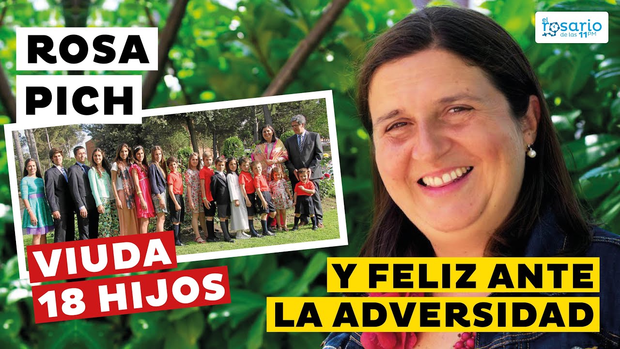 IMPRESIONANTE TESTIMONIO 👉Rosa Pich  Madre de 18 hijos, su marido falleció de cáncer