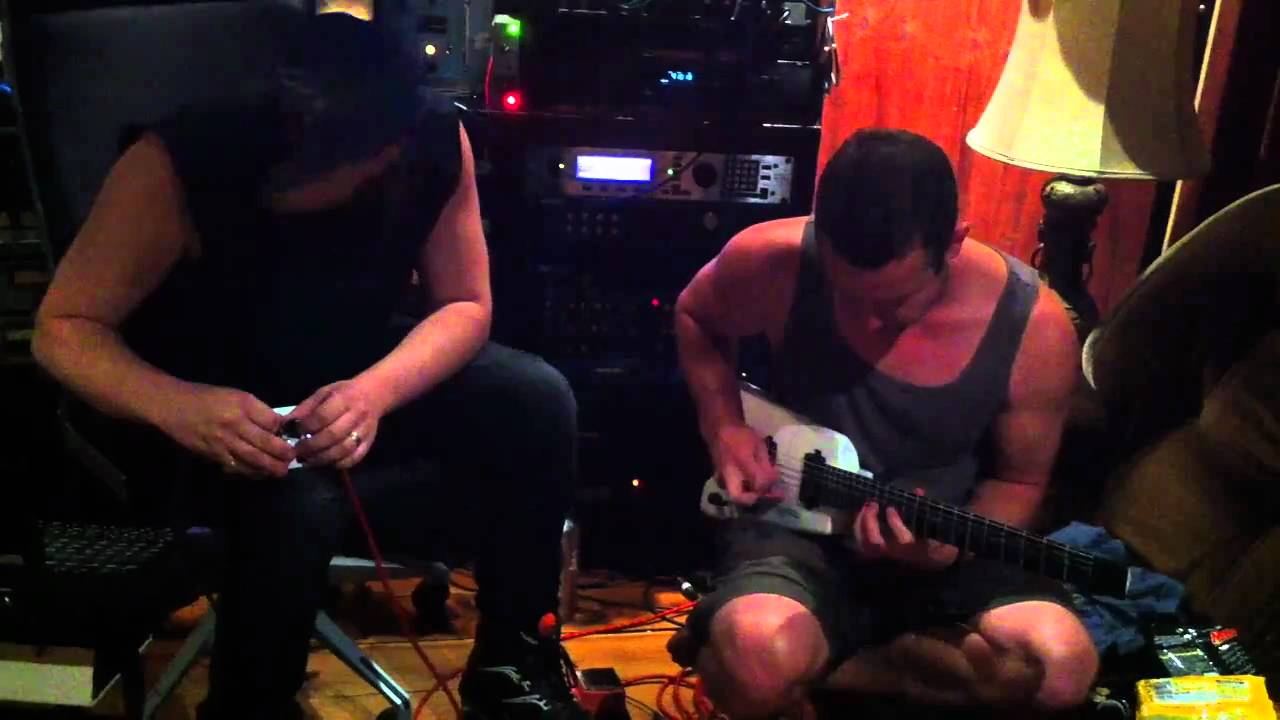The Alcohotlicks In The Studio, Ben Hauptmann and Richard Belkner Jamming
