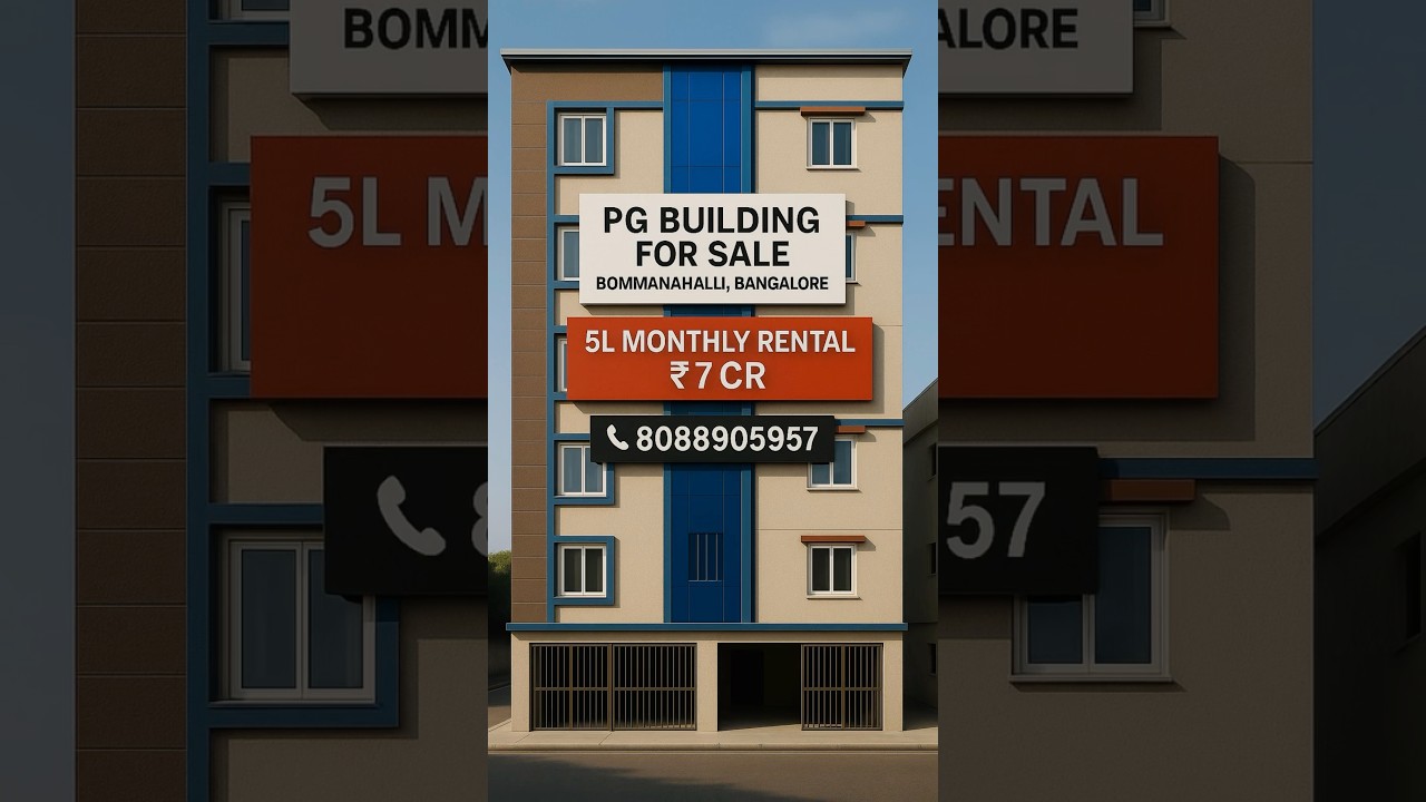 PG building for sale - Bommanahalli, Bangalore | A Katha #rentalproperty #forsale #investment