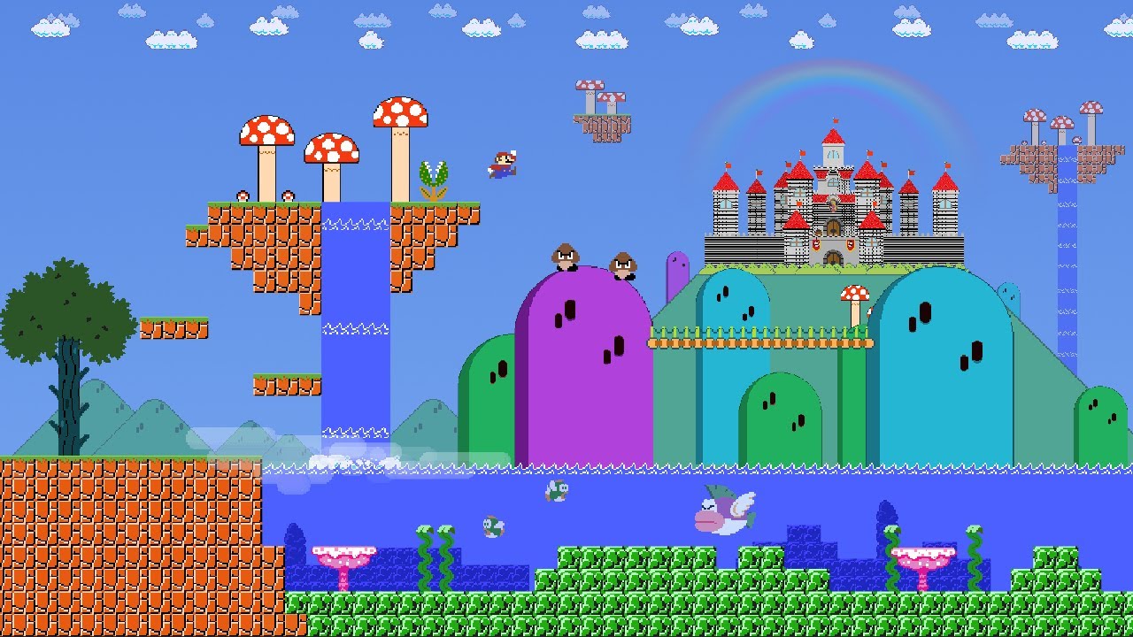 Mario vs the Mushroom Kingdom (The Super Mario Movie animation)