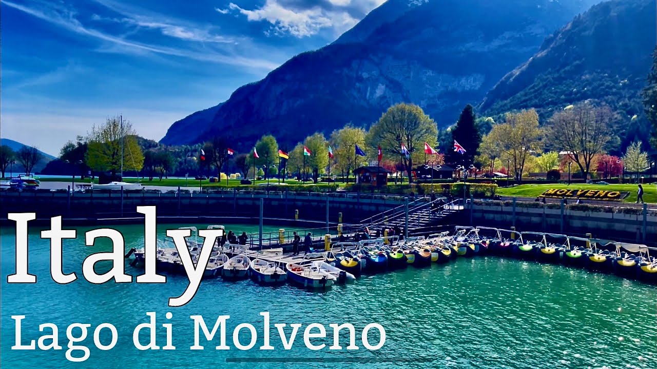 4k Italy | lago di molveno | HD walking tour